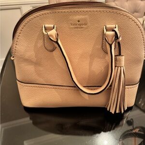 Kate Spade Pale Pink Satchel with Tassel Accent